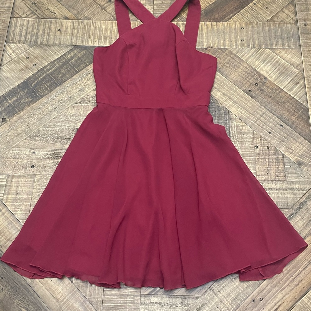 Women Ladies Chiffon Bridesmaid Dress